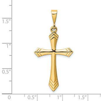 14k Passion Cross Pendant