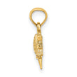 14K Solid Polished GOLF Charm