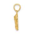 14k Girl Head Charm