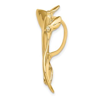 14k Manta Ray Slide