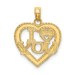 14K I HEART YOU Charm