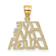 14K LIVE LAUGH LOVE Charm