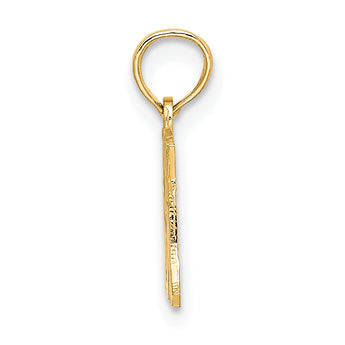 14K I HEART MY MOM Charm