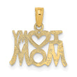 14K I HEART MY MOM Charm