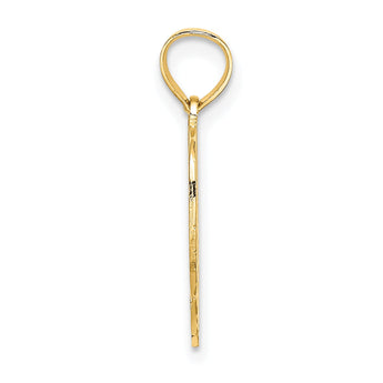 14K MOM in Heart Charm