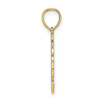 14K Dressed Up Teddy Bear Charm