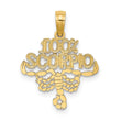 14K 100% SCORPIO Zodiac Charm
