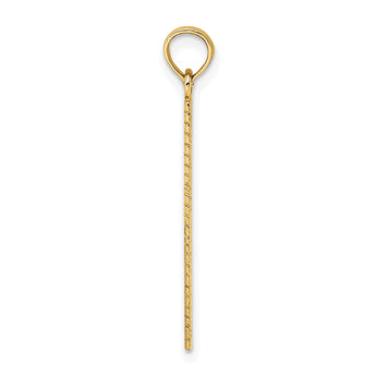 14k Six Inch Ruler Charm