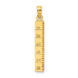 14k Six Inch Ruler Charm