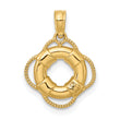 14K 3D Lifesaver Charm