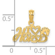 14K I HEART HORSES Charm