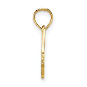 14K I LOVE HOCKEY Charm