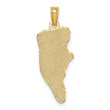 14k HILTON HEAD Map Charm