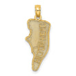 14k HILTON HEAD Map Charm
