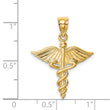14K Polished 3-D Medical Pendant