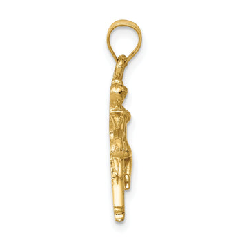 14k Dancer Pendant
