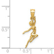 14k Dancer Pendant