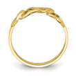 14K Polished Heart Ring