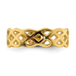 14K Polished Weave Ring