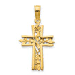 14ky Fancy Cross Pendant