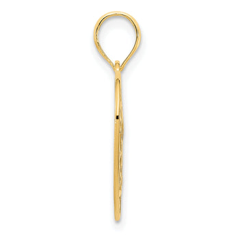 14ky Fancy Heart Pendant