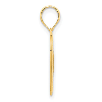 14ky Fancy Heart Pendant