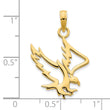 14k Eagle Pendant
