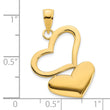 14ky Hearts Pendant