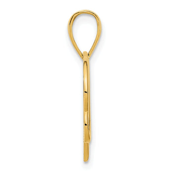 14k  Fancy Heart Pendant