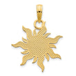 14k Epoxy I LOVE MY SUNSHINE Sun Pendant