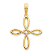 14k Fancy Cross Pendant