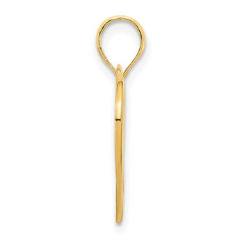 14ky Fancy Heart Pendant