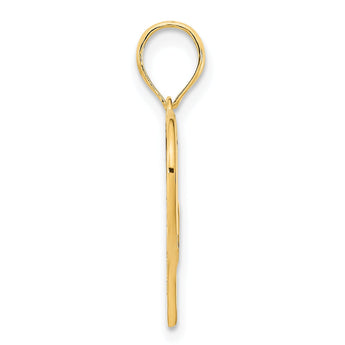 14ky Fancy Heart Pendant