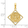 14ky Fancy Celtic Knot Pendant