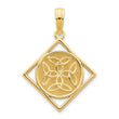 14ky Fancy Celtic Knot Pendant