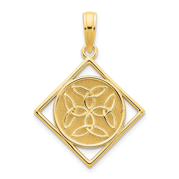 14ky Fancy Celtic Knot Pendant