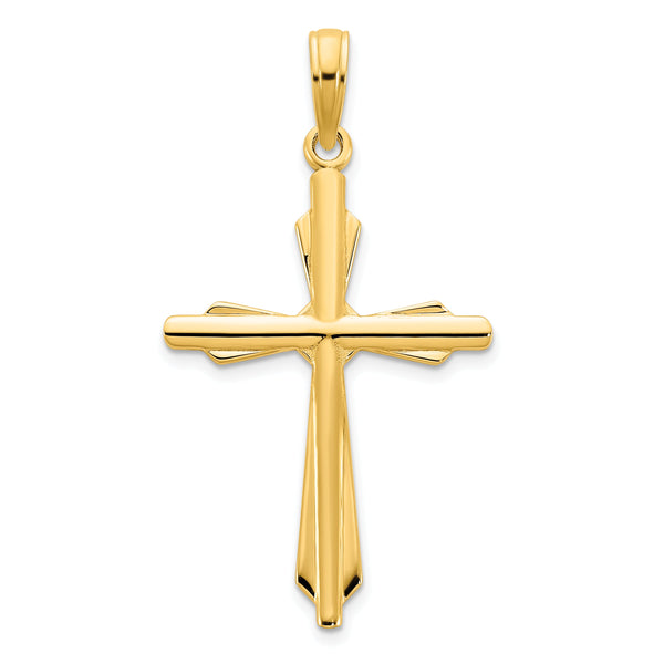 14ky Fancy Cross Pendant