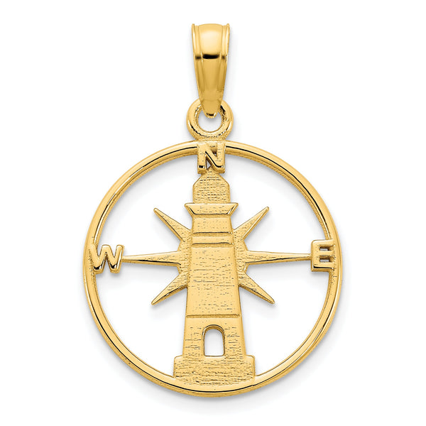 14k Lighthouse Charm