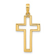 14k Polished Cross Pendant