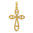 14k Fancy Cross Charm