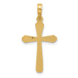 14k Fancy Cross Charm