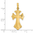 14k Fancy Cross Charm