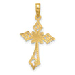 14k Fancy Cross Charm