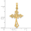 14k Fancy Cross Charm