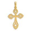 14k Fancy Cross Charm