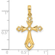 14k Fancy Cross Charm