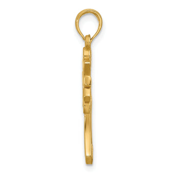 14KY Fancy Cross Charm