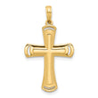 14k Fancy Cross Charm
