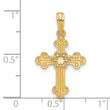 14KY Fancy Cross Charm