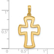 14k Fancy Cross Charm